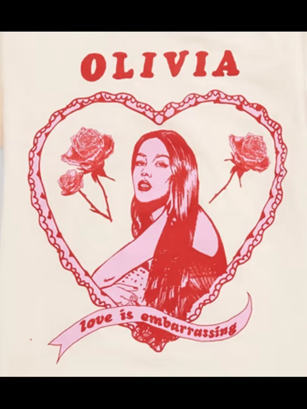 NWT Old Navy Olivia Rodrigo Graphic Ringer Tee Girls Small 6/7